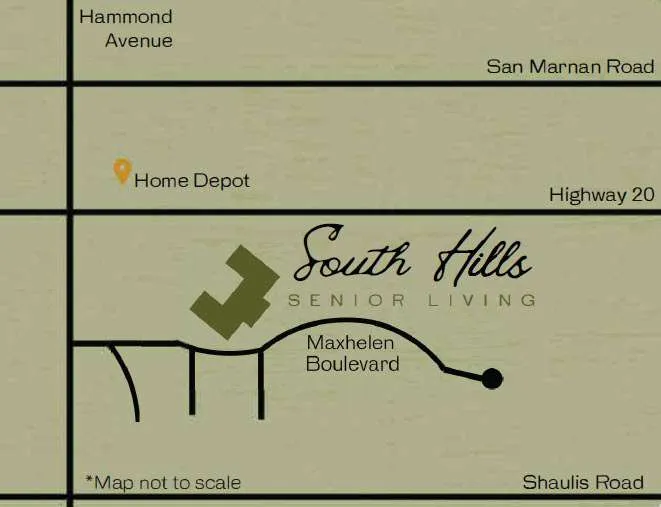 Go to Google Maps for the location of South Hills Senior Living